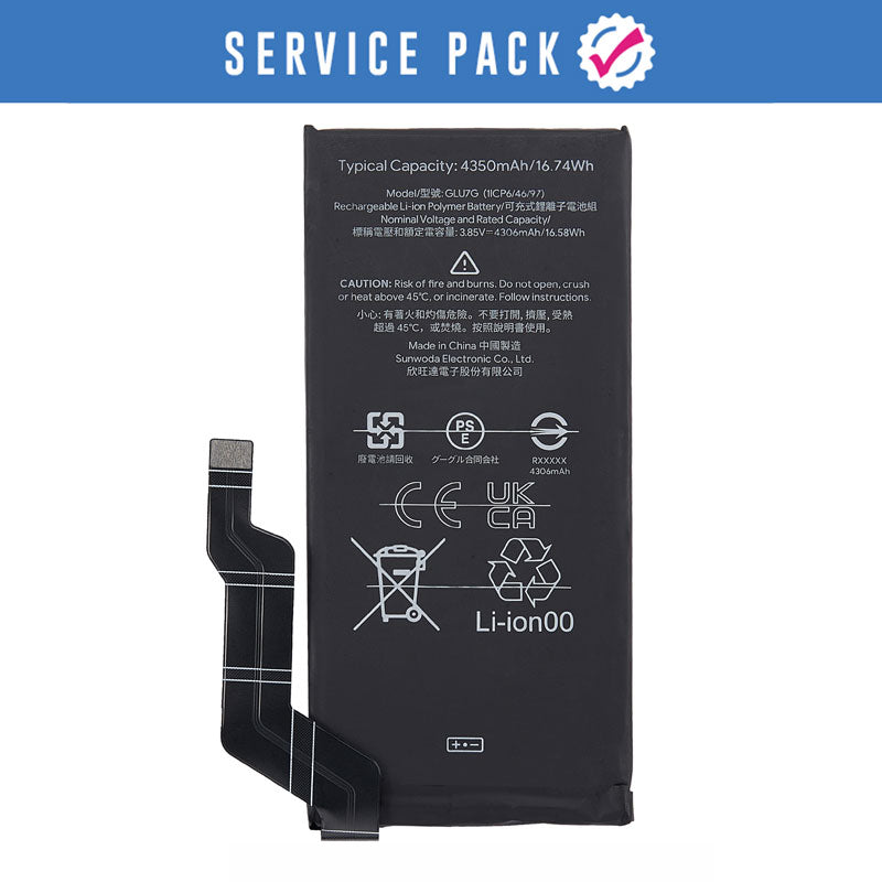 Battery Genuine Service Pack for Google Pixel 6A