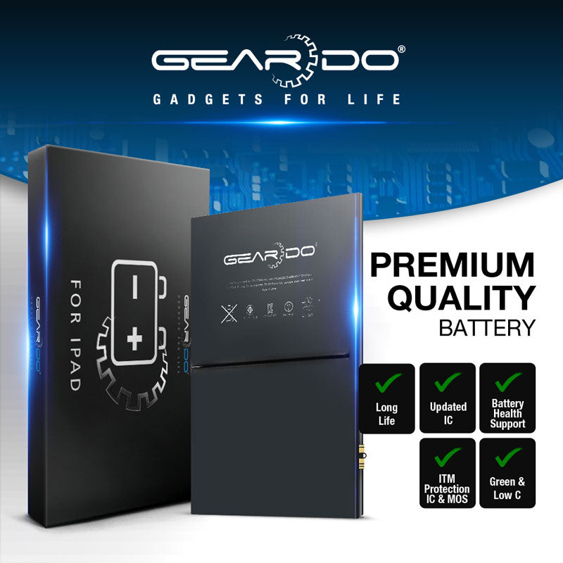 Premium Geardo Battery 7340mAh Compatible for iPad Air 2 2nd Gen