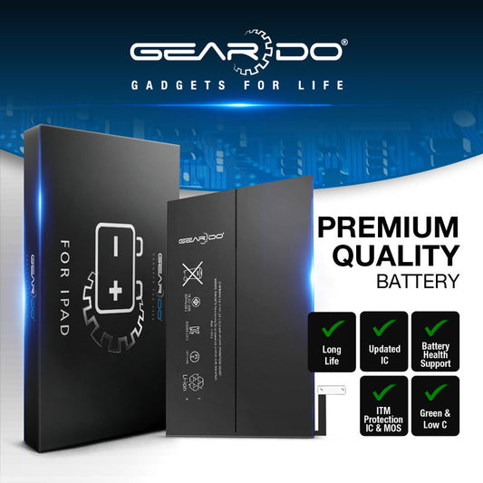 Premium Geardo Battery 6471mAh Compatible for iPad Mini 2 2nd Gen | 3 3rd Gen