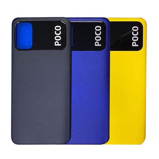 Back Battery Cover Glass Replacement for Poco M3